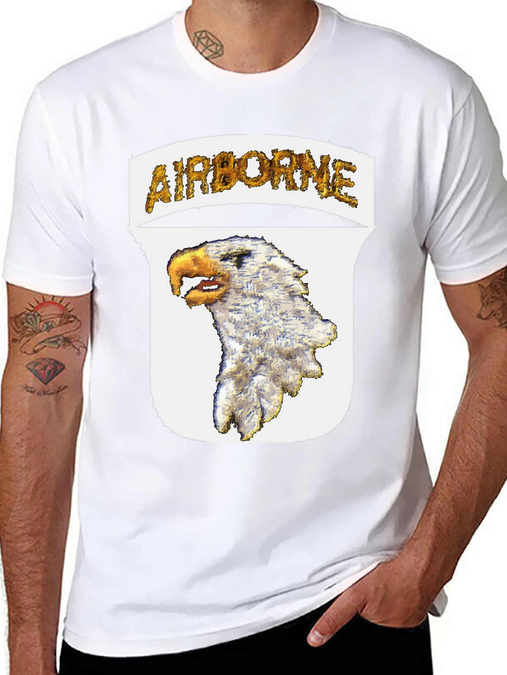 Airborne Eagle Graphic T-Shirt