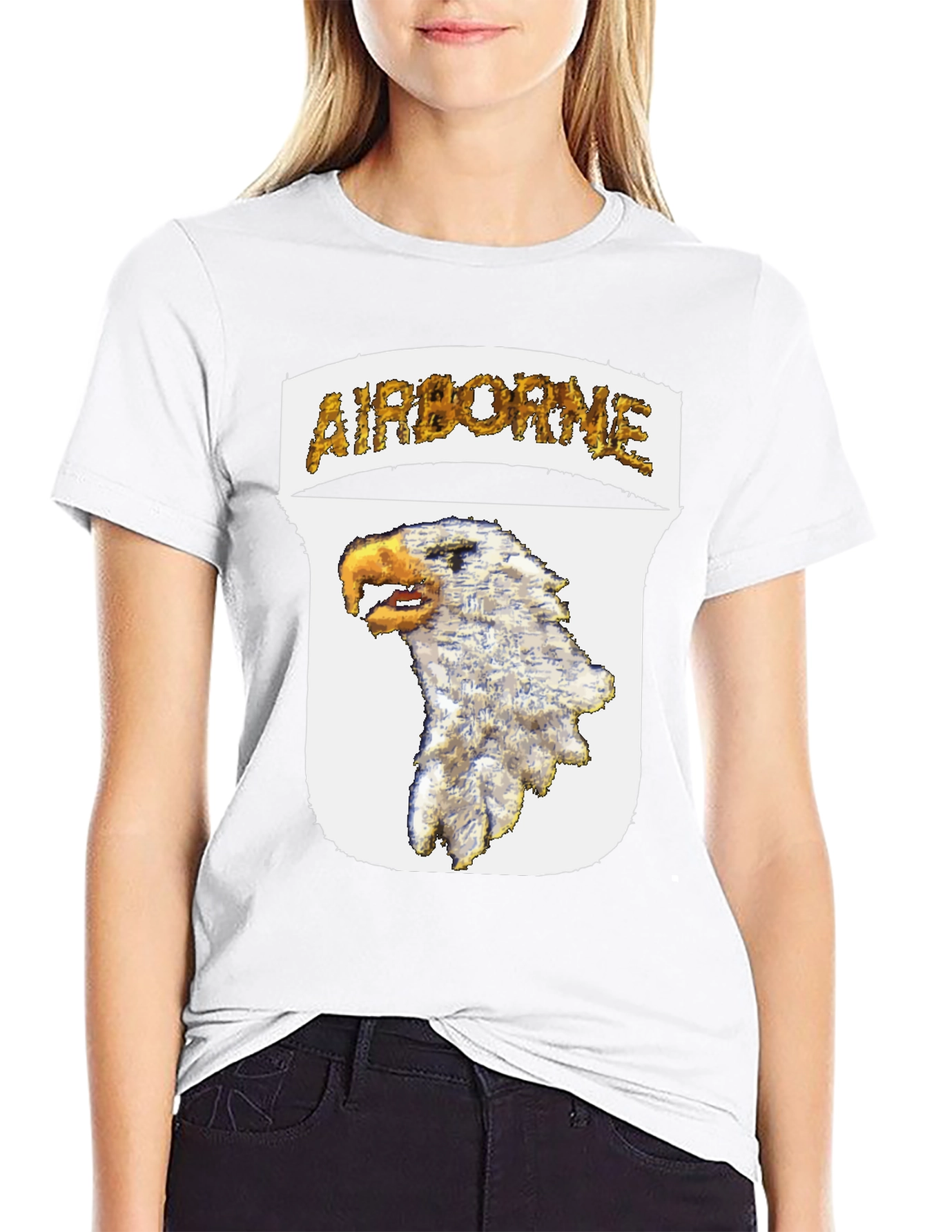 Airborne Eagle Graphic T-Shirt