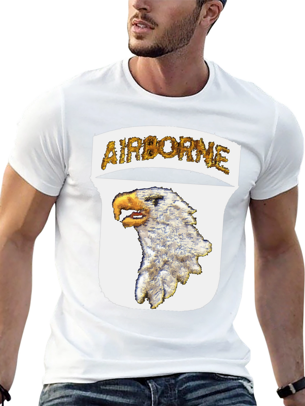 Airborne Eagle Graphic T-Shirt