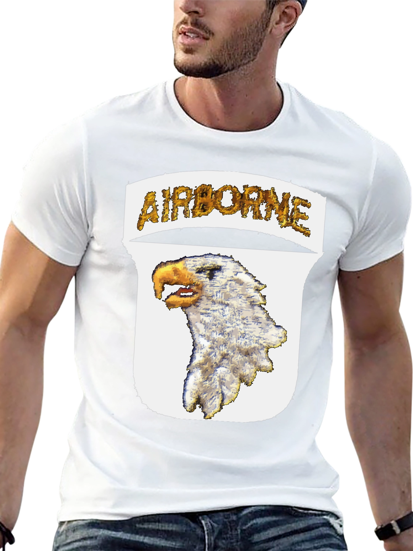 Airborne Eagle Graphic T-Shirt