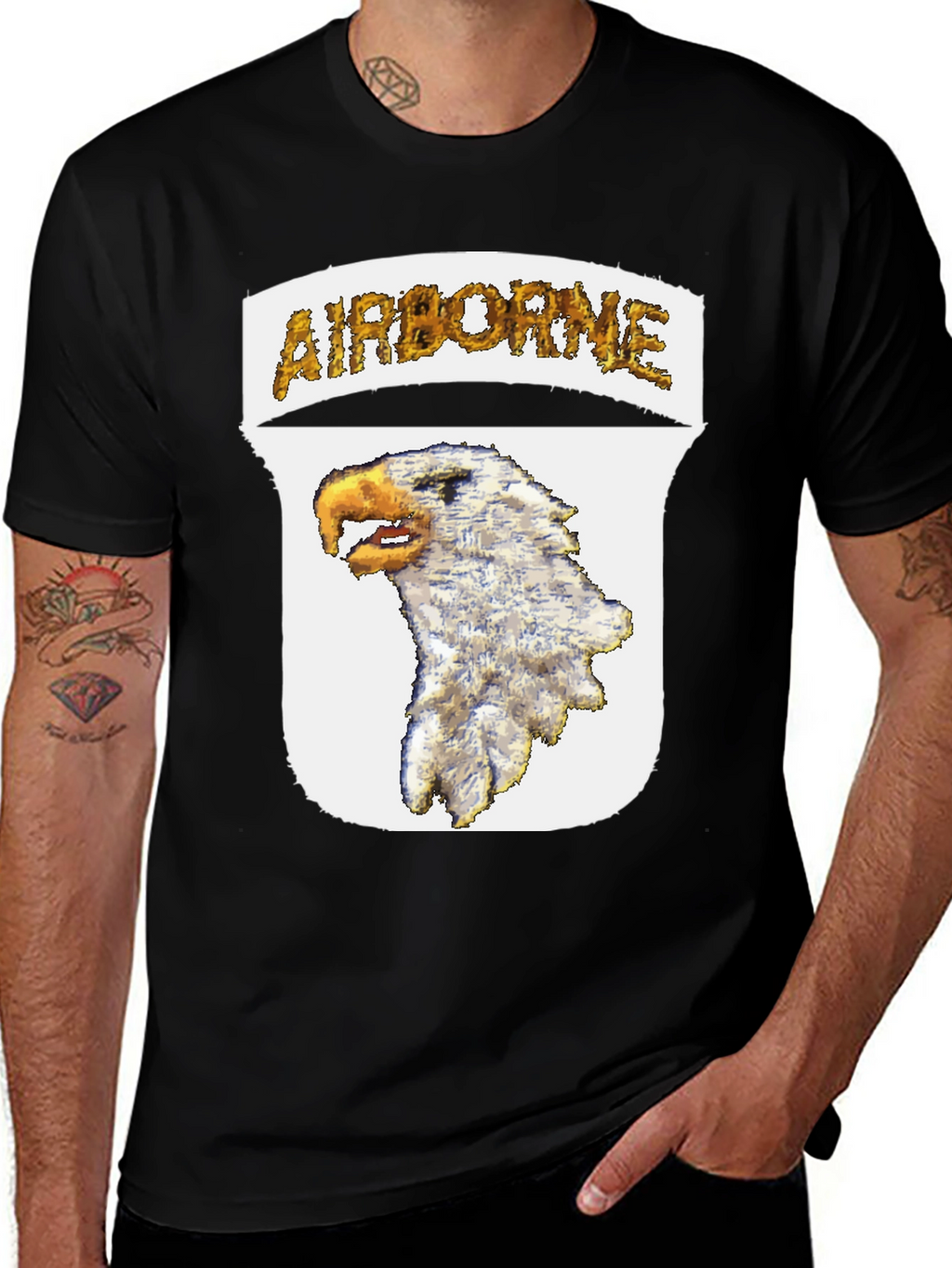 Airborne Eagle Graphic T-Shirt