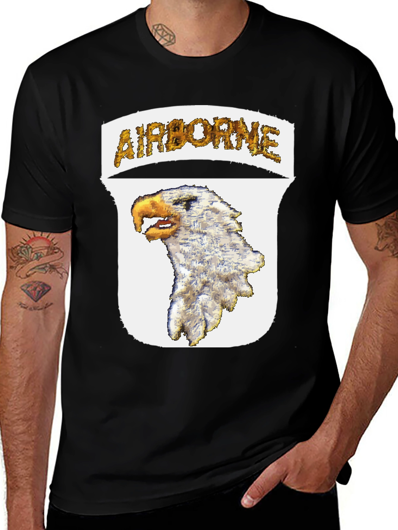 Airborne Eagle Graphic T-Shirt