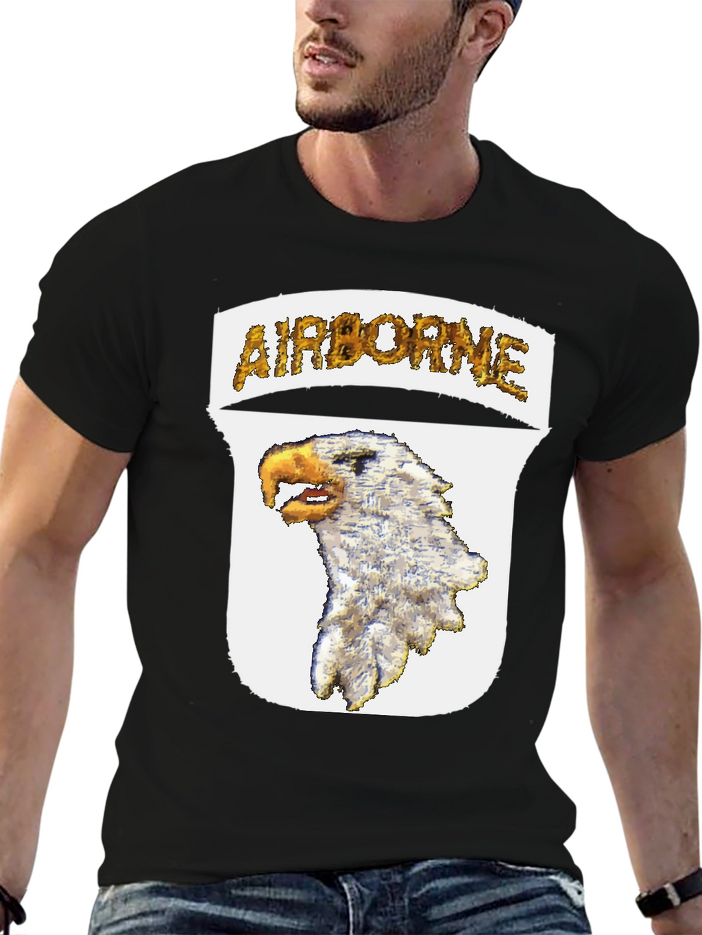 Airborne Eagle Graphic T-Shirt