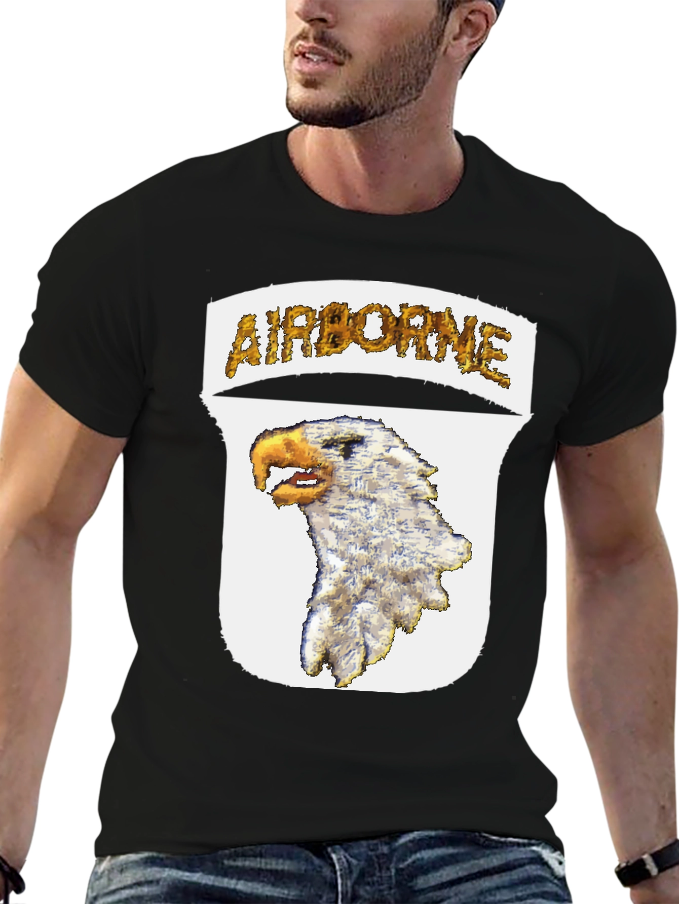 Airborne Eagle Graphic T-Shirt