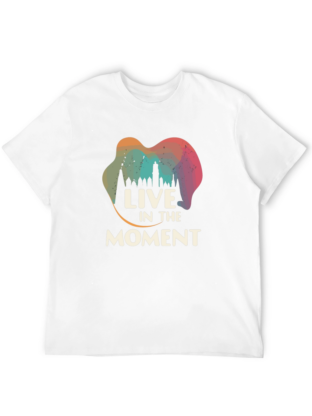 Live in the Moment Graphic Tee - Black