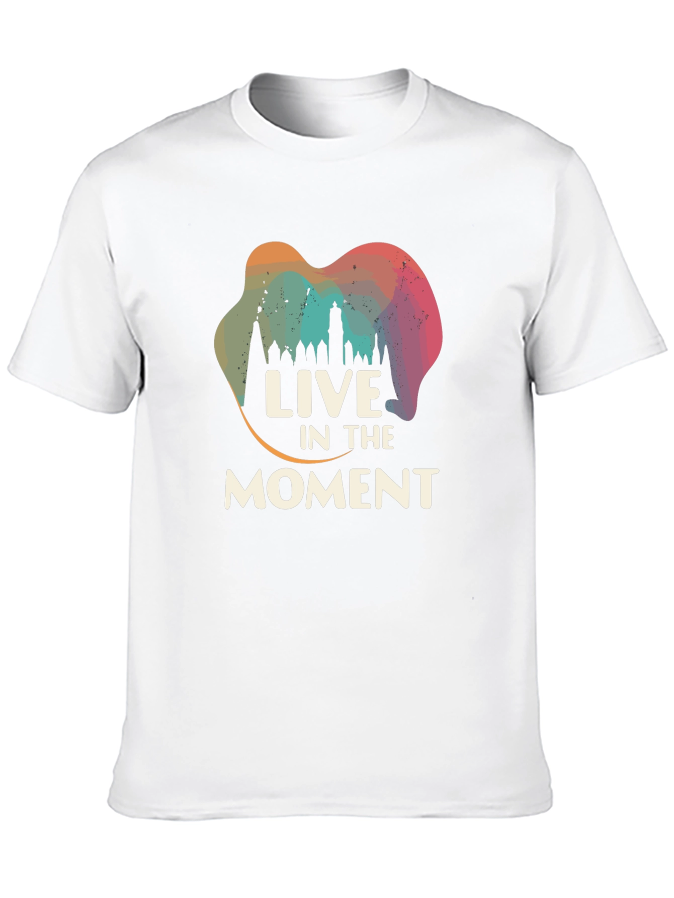 Live in the Moment Graphic Tee - Black