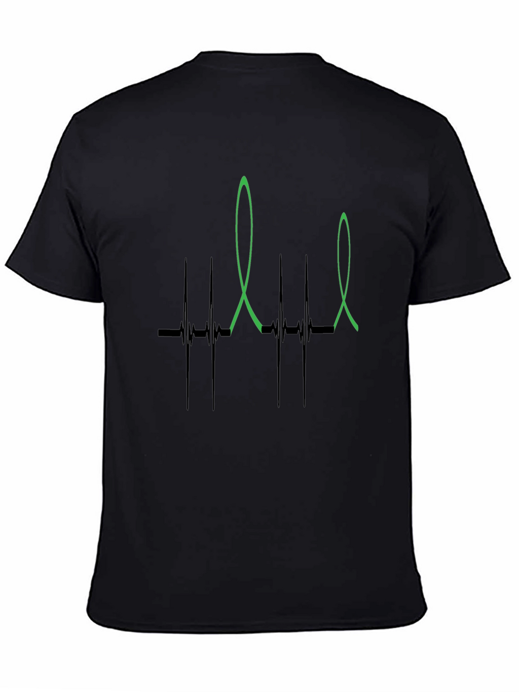 Heartbeat Ribbon Graphic T-Shirt