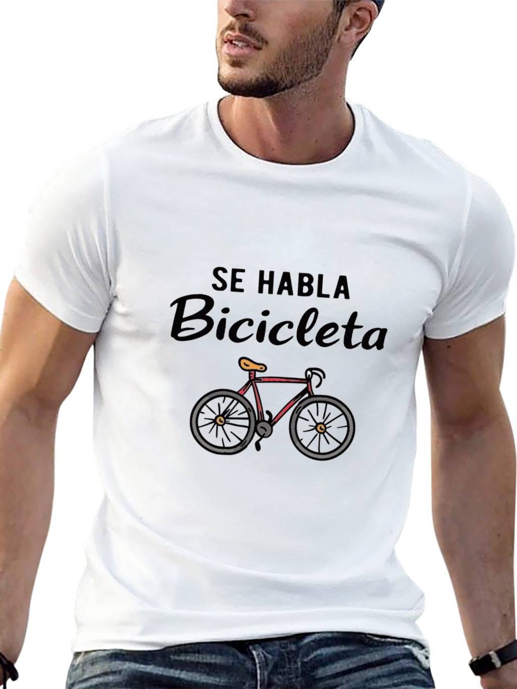 Bicicleta T-Shirt - Se Habla Bicicleta Graphic Tee