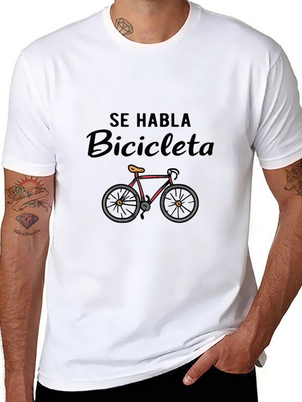 Bicicleta T-Shirt - Se Habla Bicicleta Graphic Tee