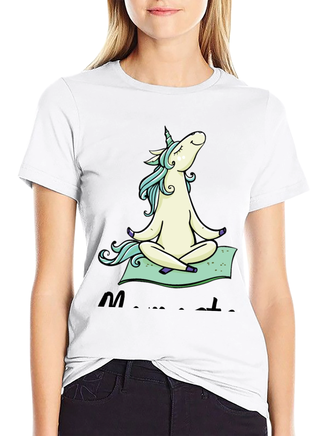 Zen Unicorn T-Shirt: Meditating Graphic Tee