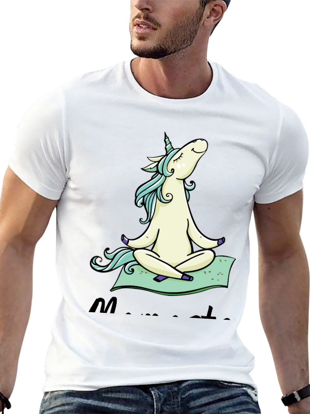 Zen Unicorn T-Shirt: Meditating Graphic Tee