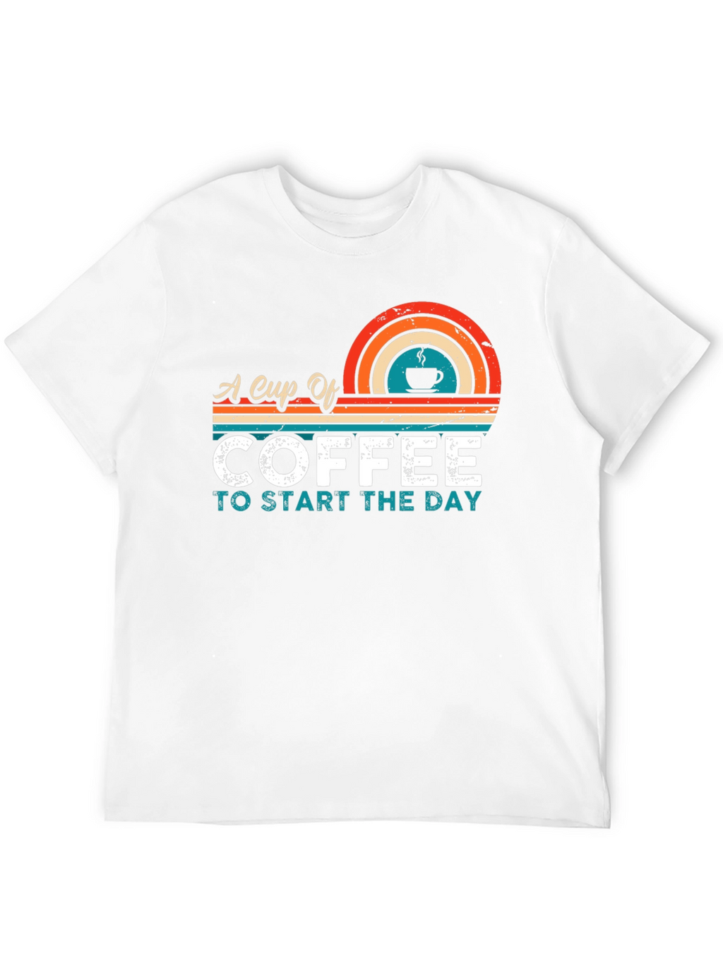 Retro Coffee T-Shirt - Start Your Day Right