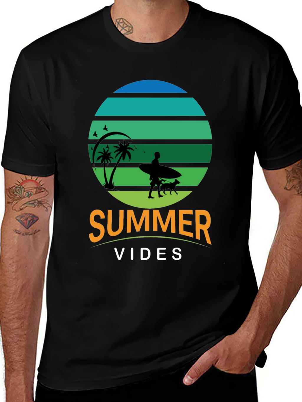 Summer Vibes Graphic Tee - Beach Lover T-Shirt