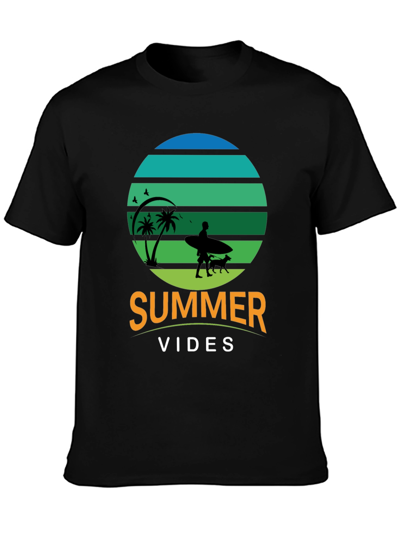 Summer Vibes Graphic Tee - Beach Lover T-Shirt