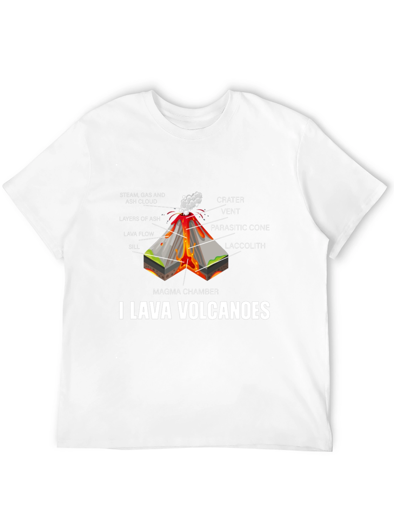 I Lava Volcanoes Graphic T-Shirt
