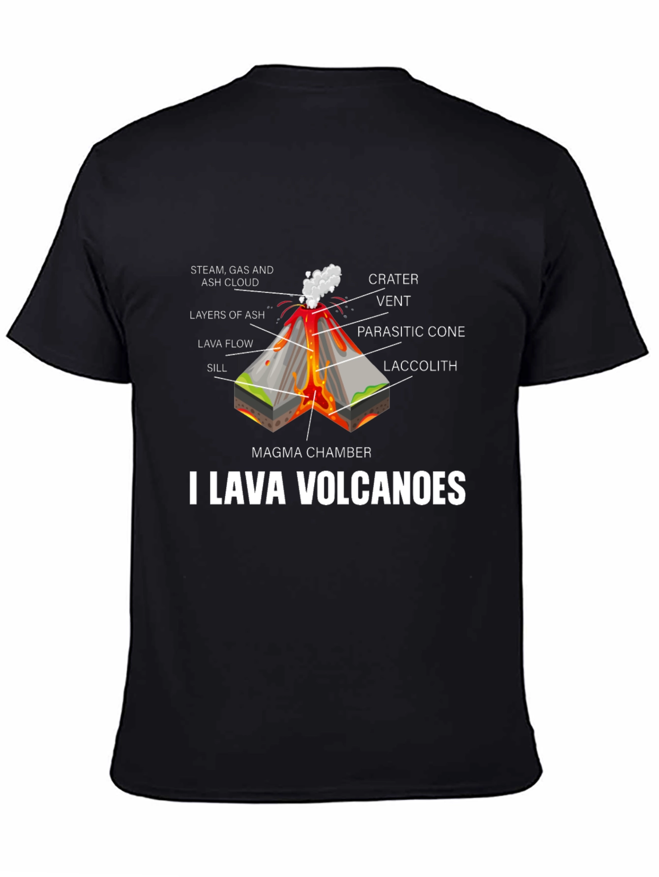 I Lava Volcanoes Graphic T-Shirt