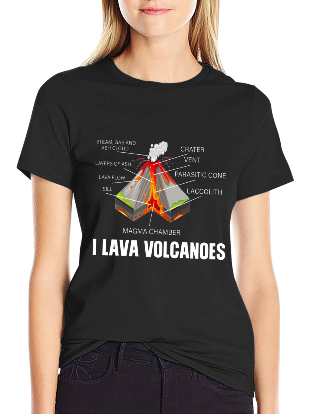 I Lava Volcanoes Graphic T-Shirt