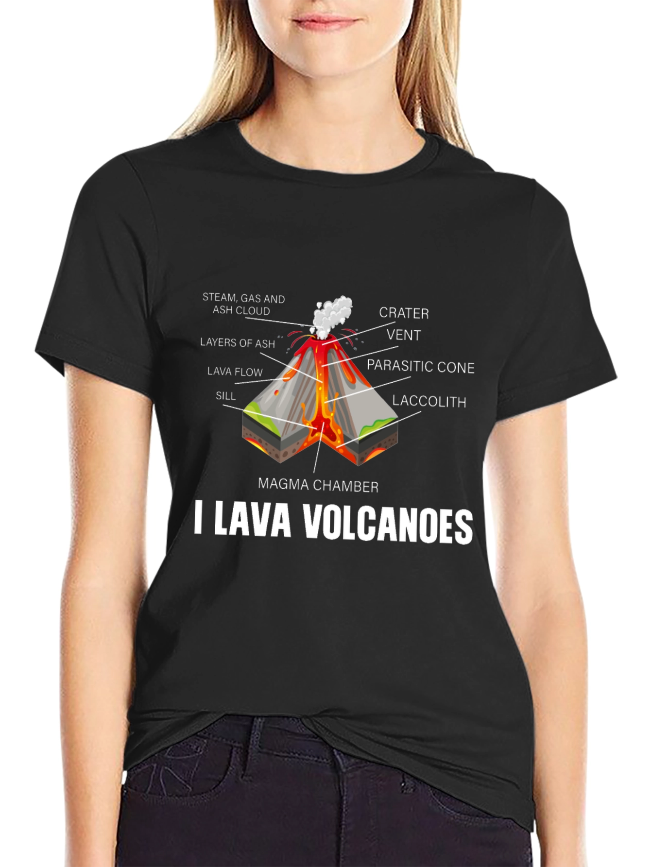 I Lava Volcanoes Graphic T-Shirt