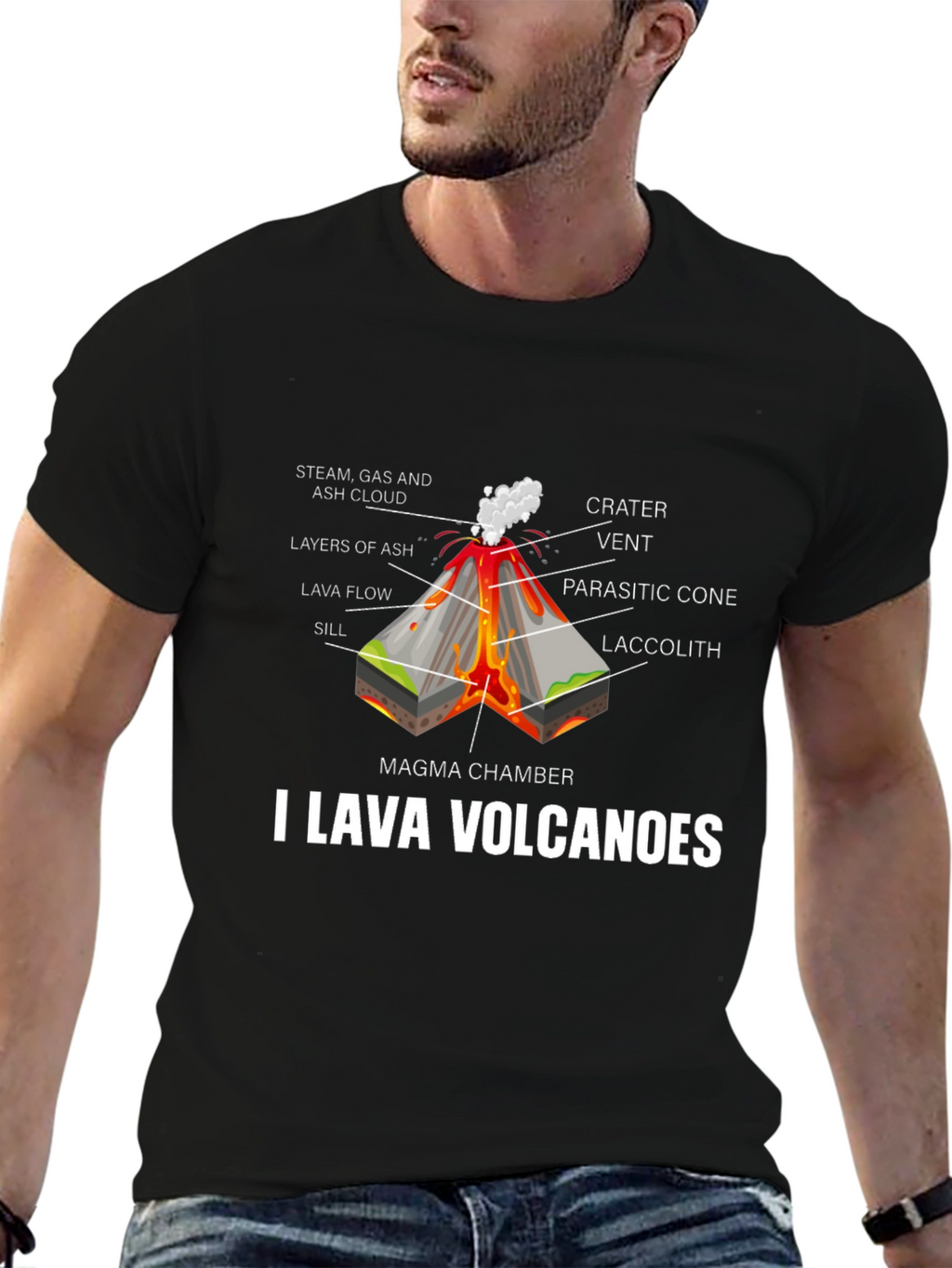 I Lava Volcanoes Graphic T-Shirt