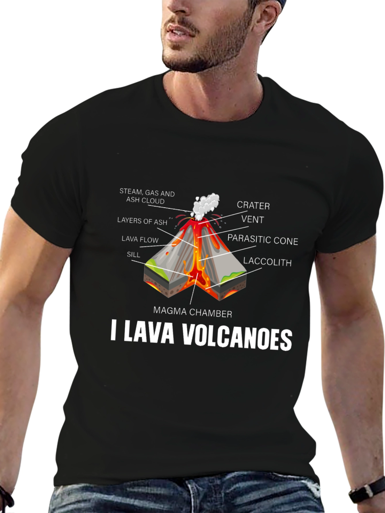 I Lava Volcanoes Graphic T-Shirt