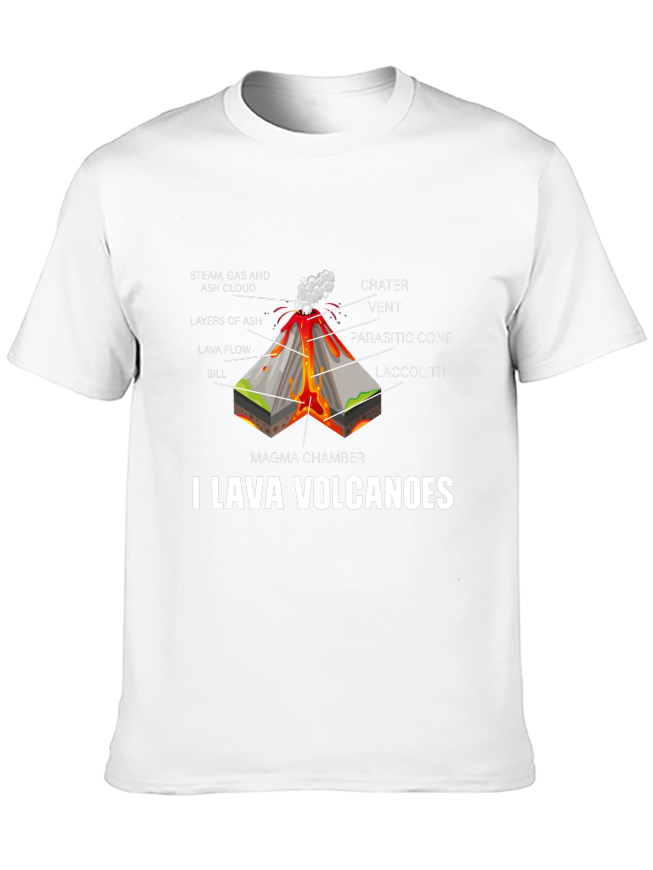 I Lava Volcanoes Graphic T-Shirt
