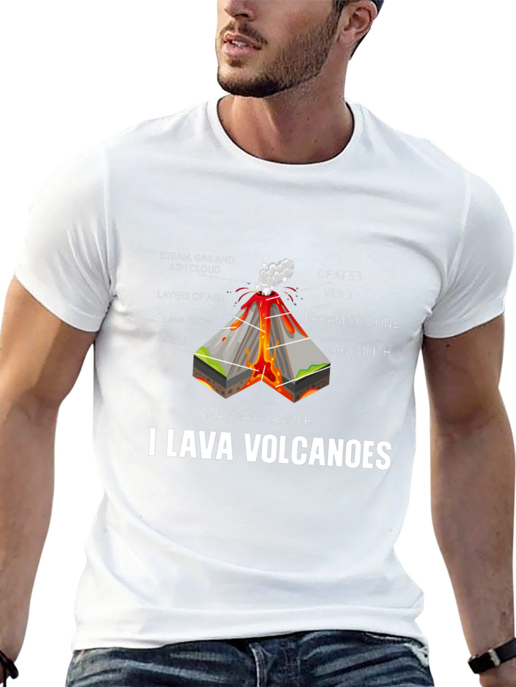 I Lava Volcanoes Graphic T-Shirt
