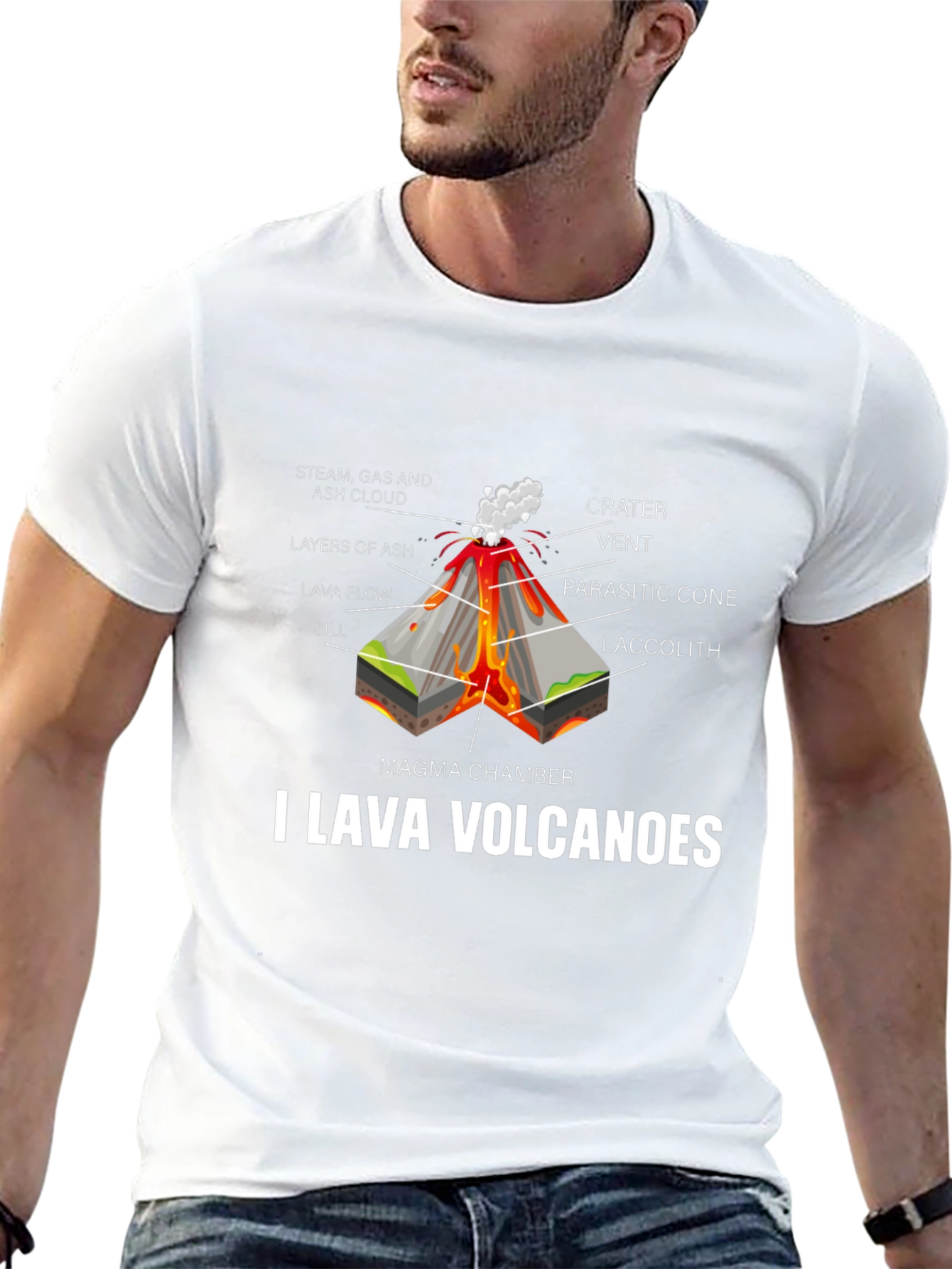I Lava Volcanoes Graphic T-Shirt