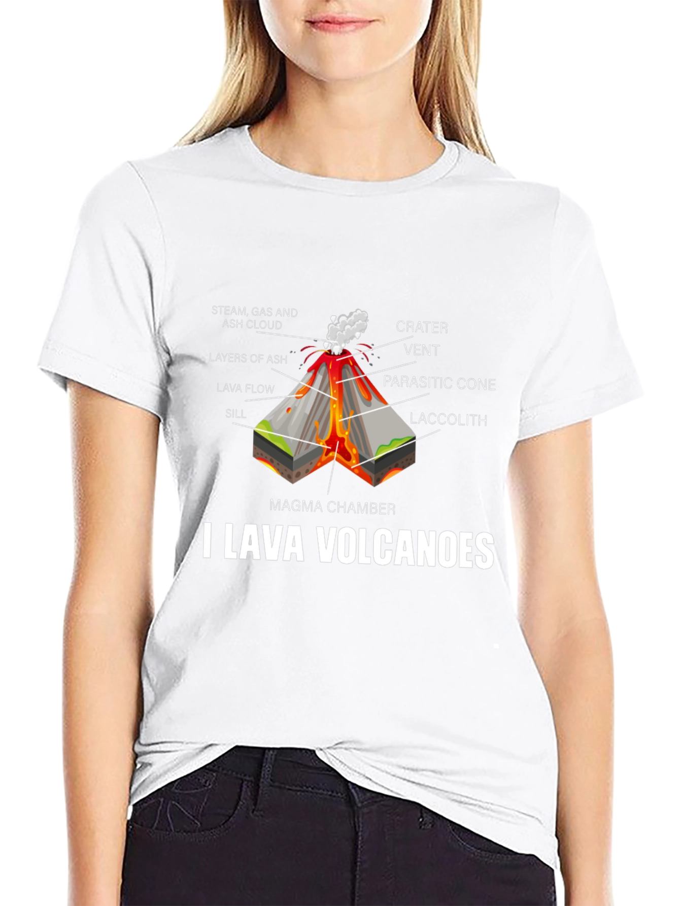 I Lava Volcanoes Graphic T-Shirt
