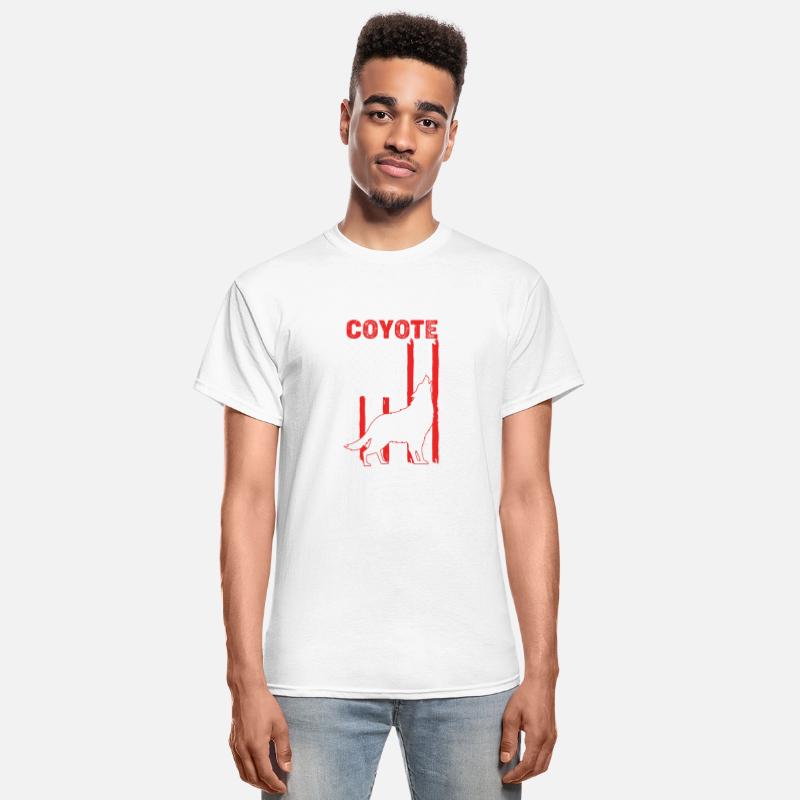 4th Of July US Flag Coyote Hunt Coyote Silhouette