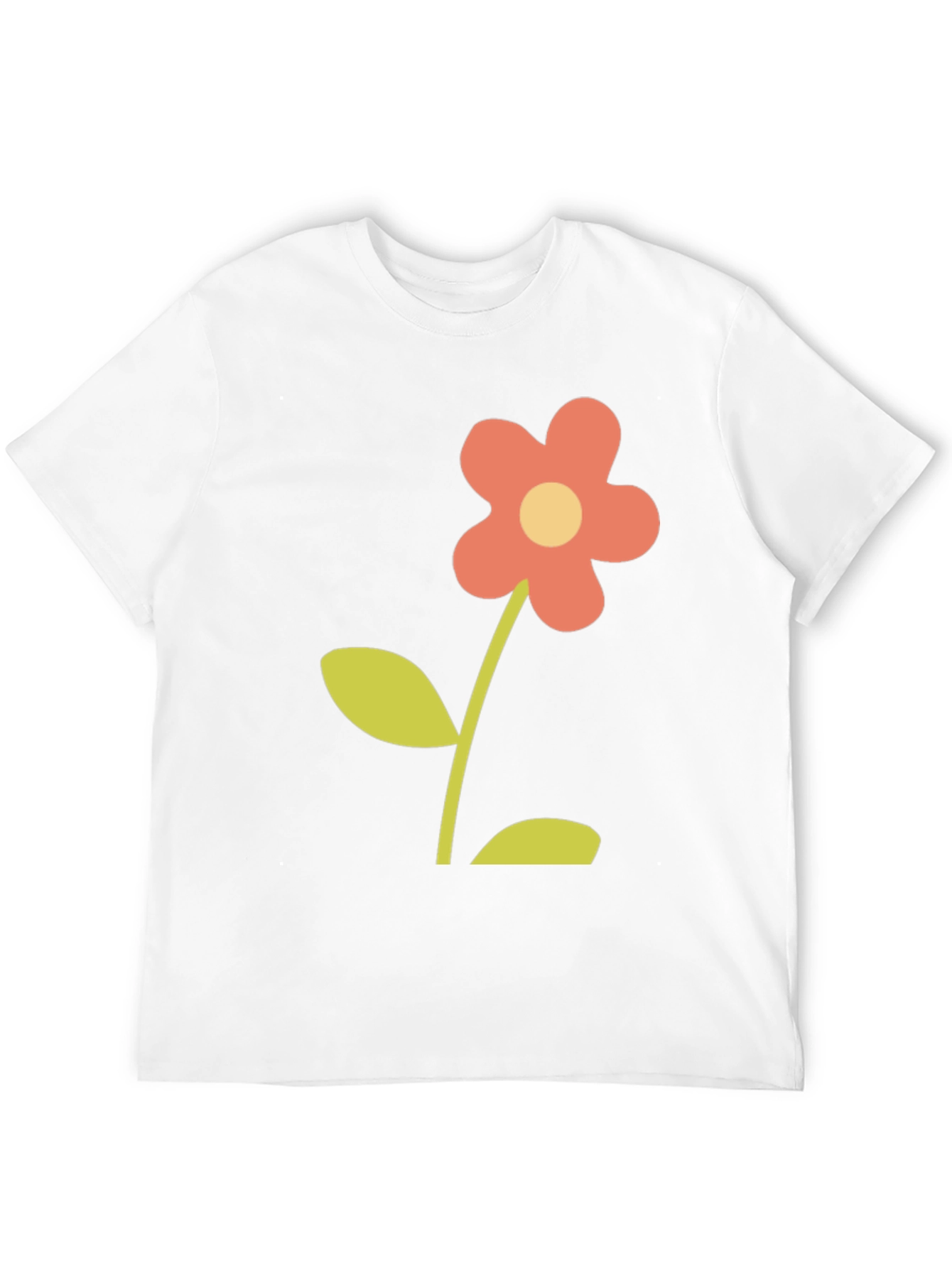 Black Flower Graphic T-Shirt - Stylish Casual Tee
