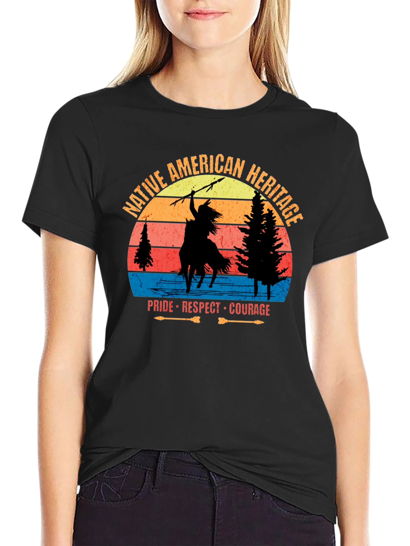 Native American Heritage Graphic T-Shirt