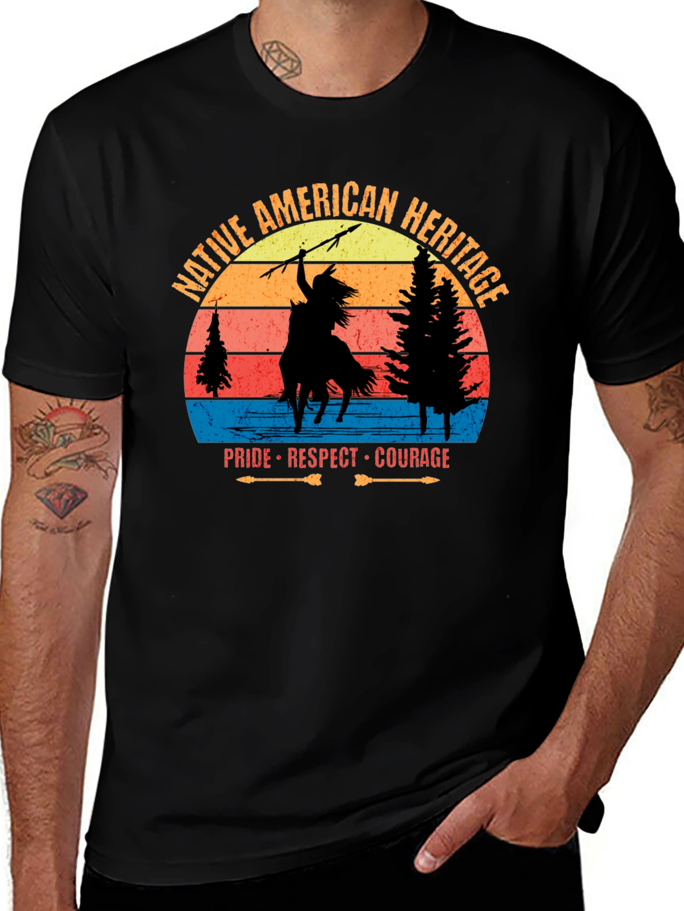 Native American Heritage Graphic T-Shirt