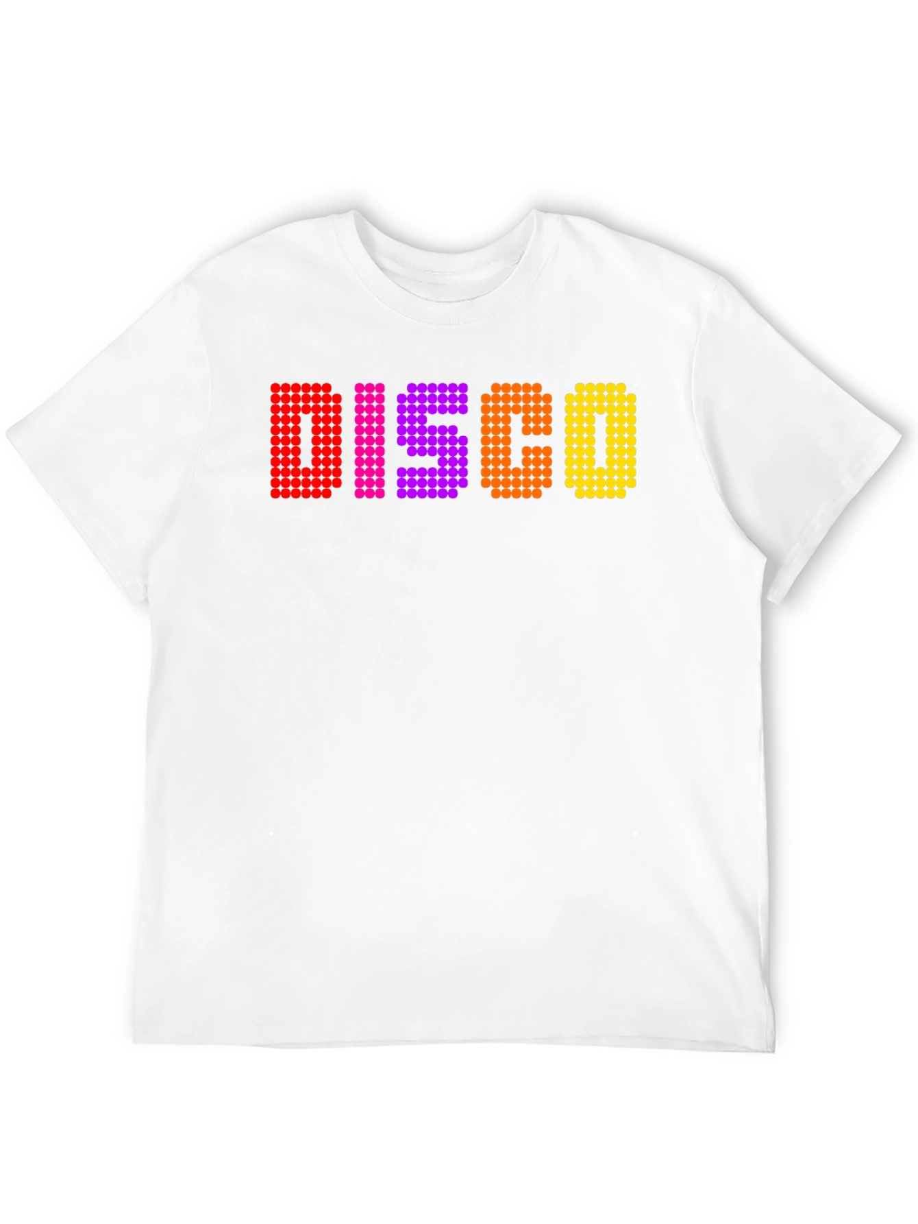 Disco Dot Graphic T-Shirt - Retro Party Tee
