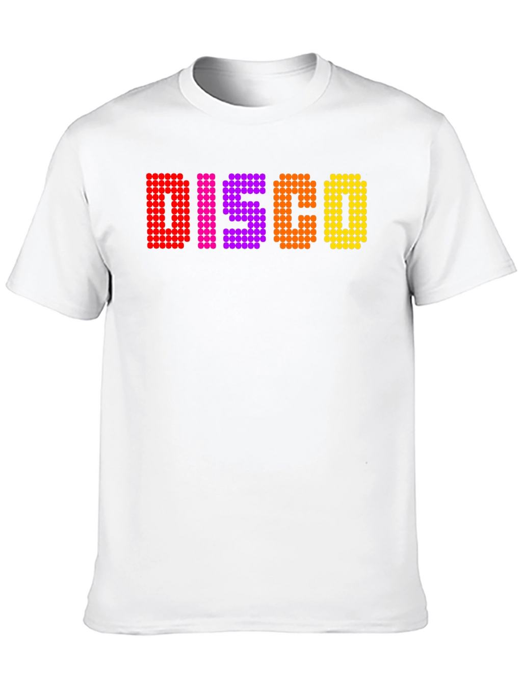 Disco Dot Graphic T-Shirt - Retro Party Tee