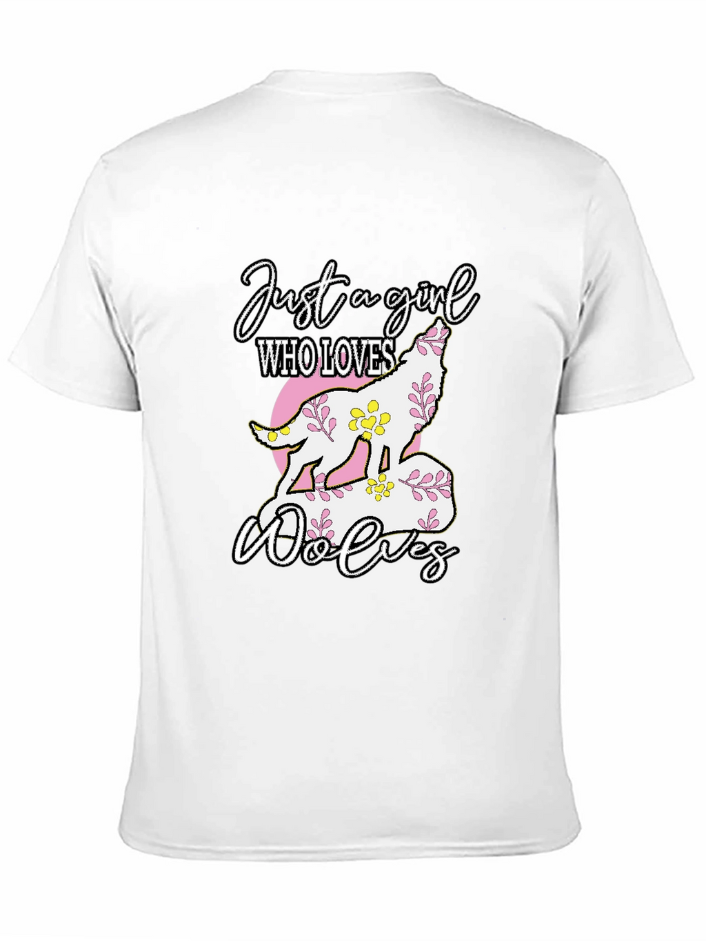 Just a Girl Who Loves Wolves T-Shirt
