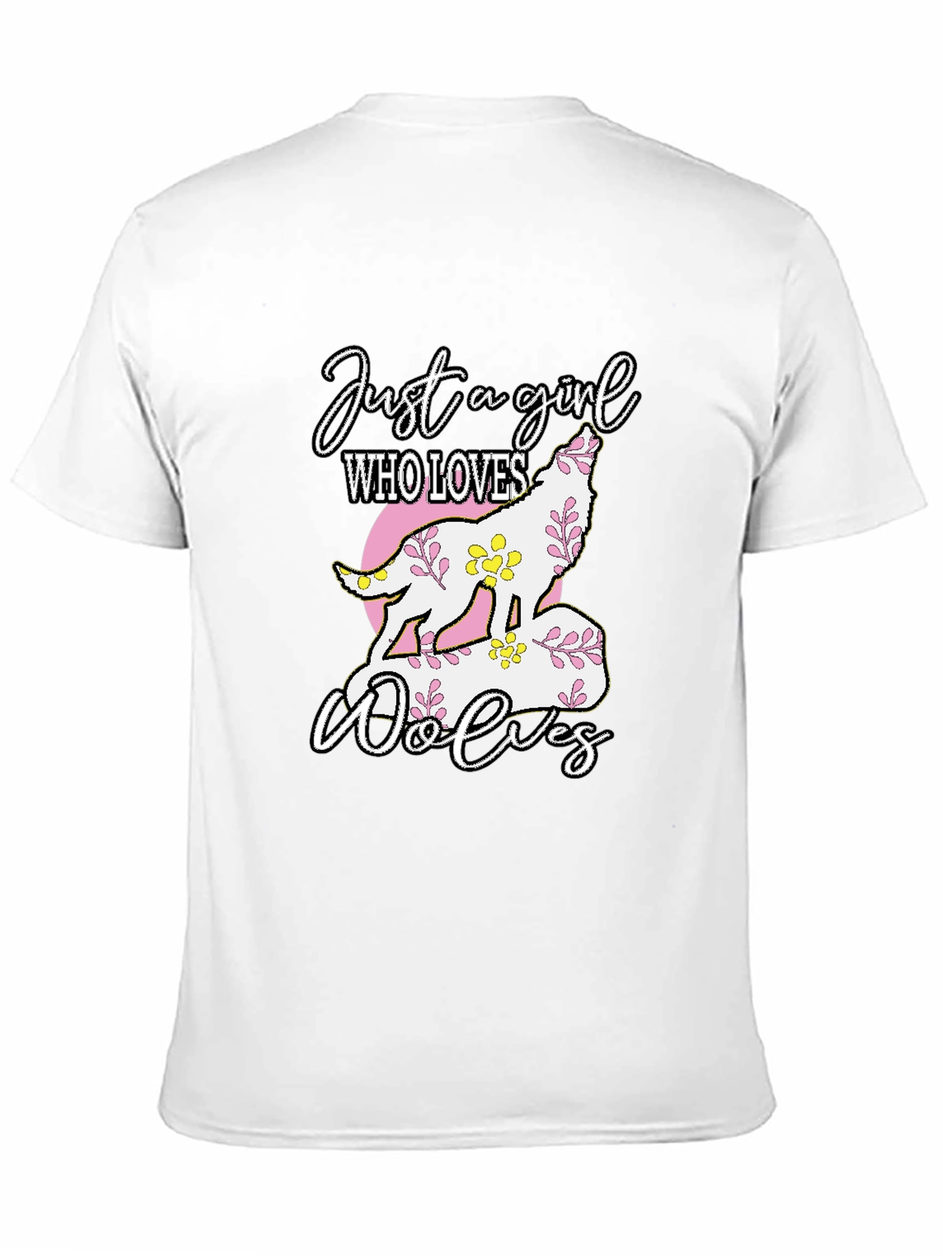Just a Girl Who Loves Wolves T-Shirt