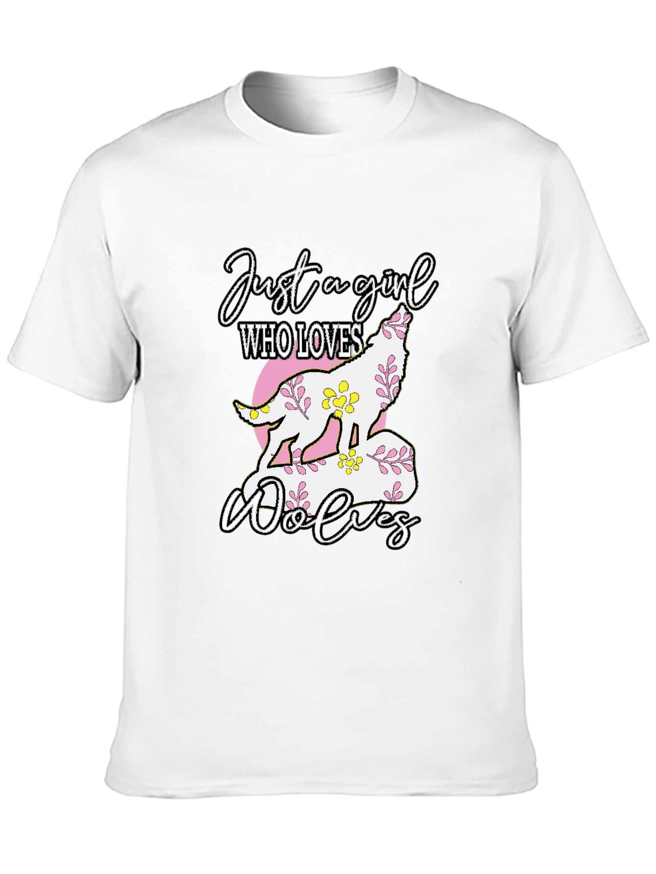 Just a Girl Who Loves Wolves T-Shirt