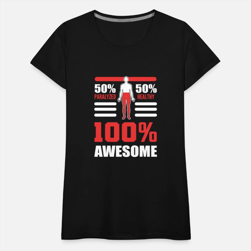 50% Paralyzed 50% Healthy 100% Awesome Paraplegic