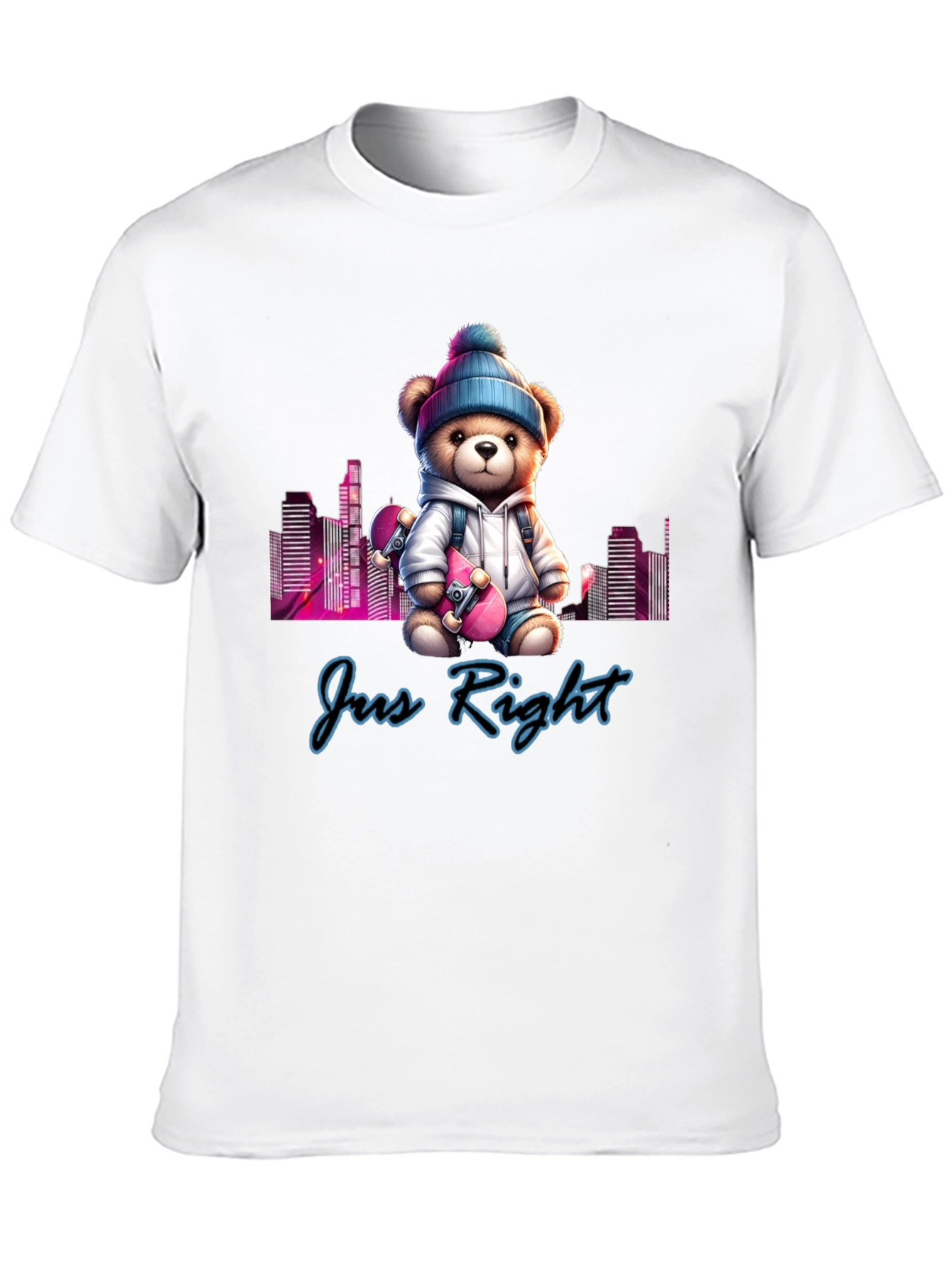 Just Right Teddy Bear Skater T-Shirt