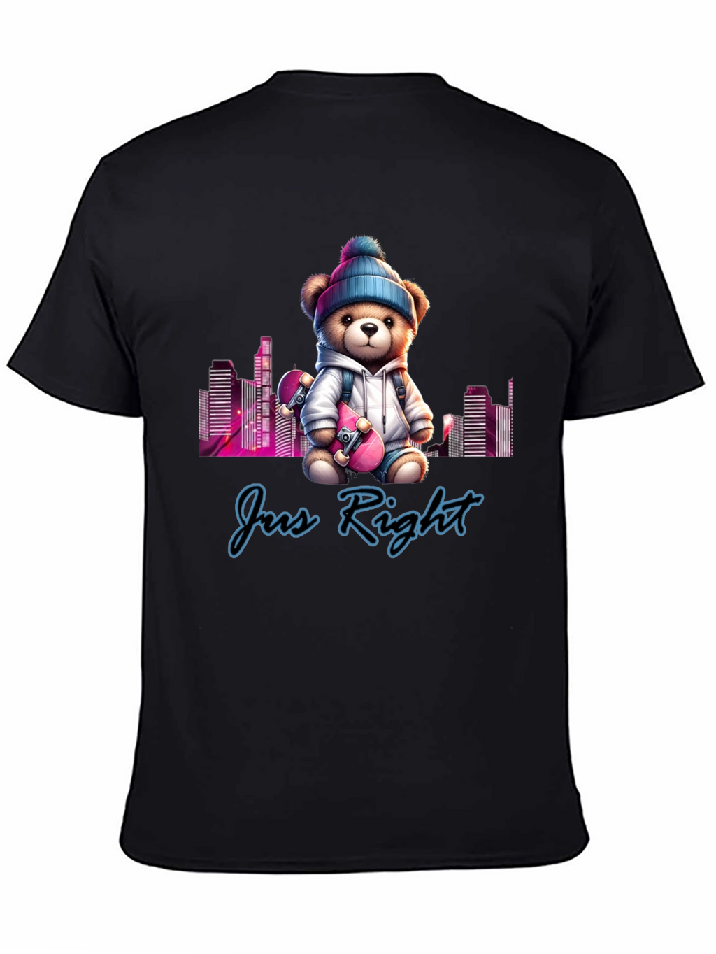 Just Right Teddy Bear Skater T-Shirt