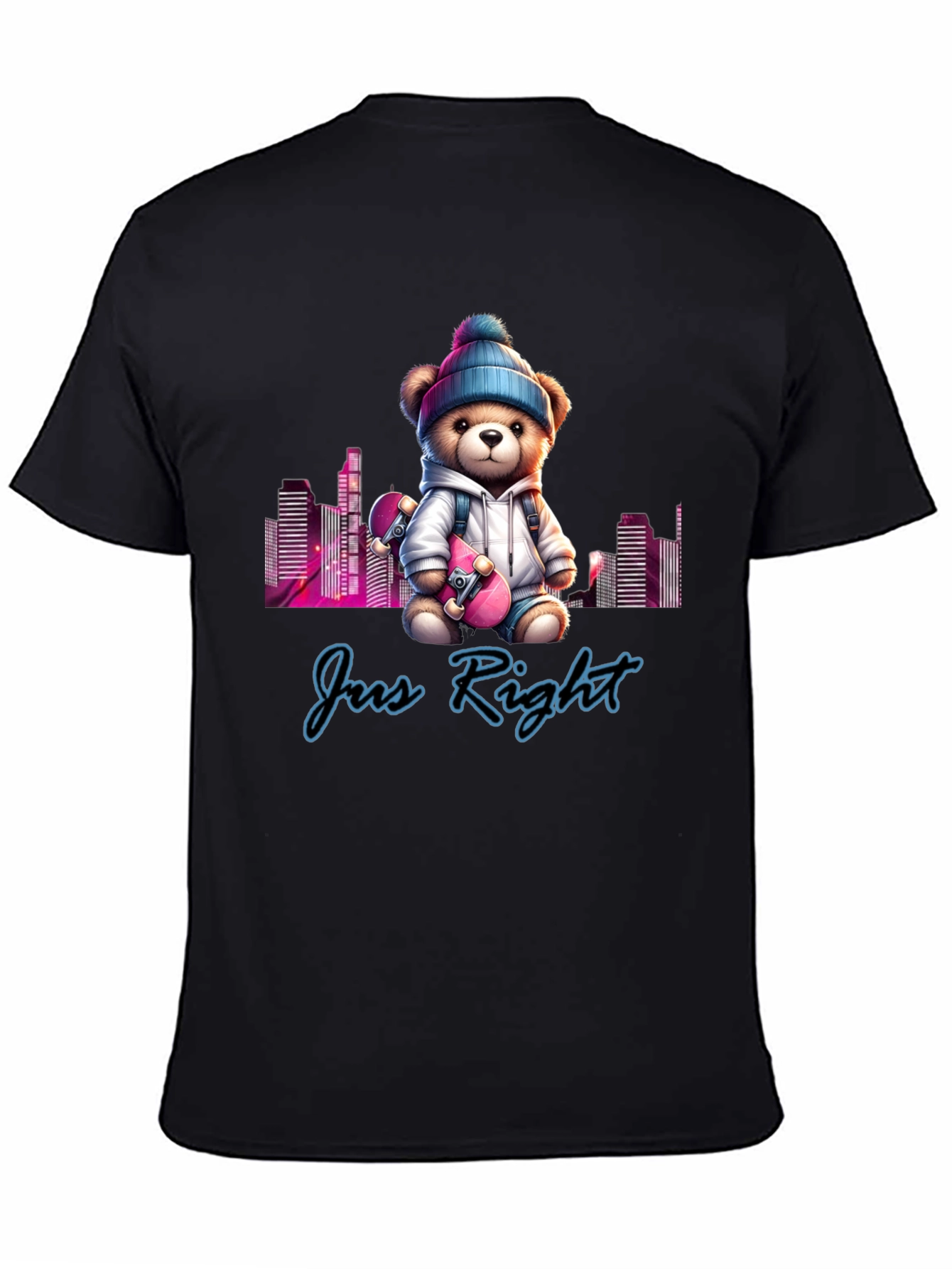 Just Right Teddy Bear Skater T-Shirt