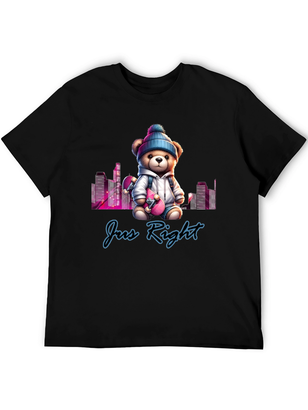 Just Right Teddy Bear Skater T-Shirt