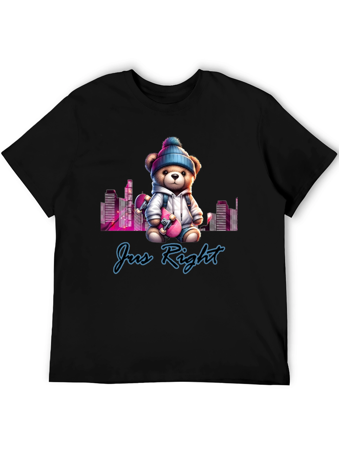 Just Right Teddy Bear Skater T-Shirt