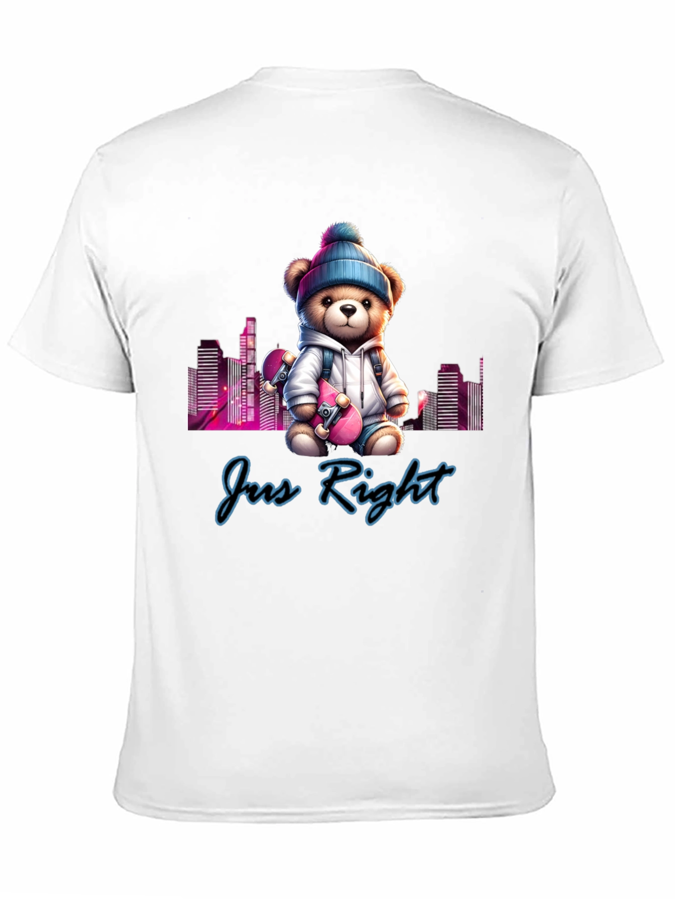 Just Right Teddy Bear Skater T-Shirt