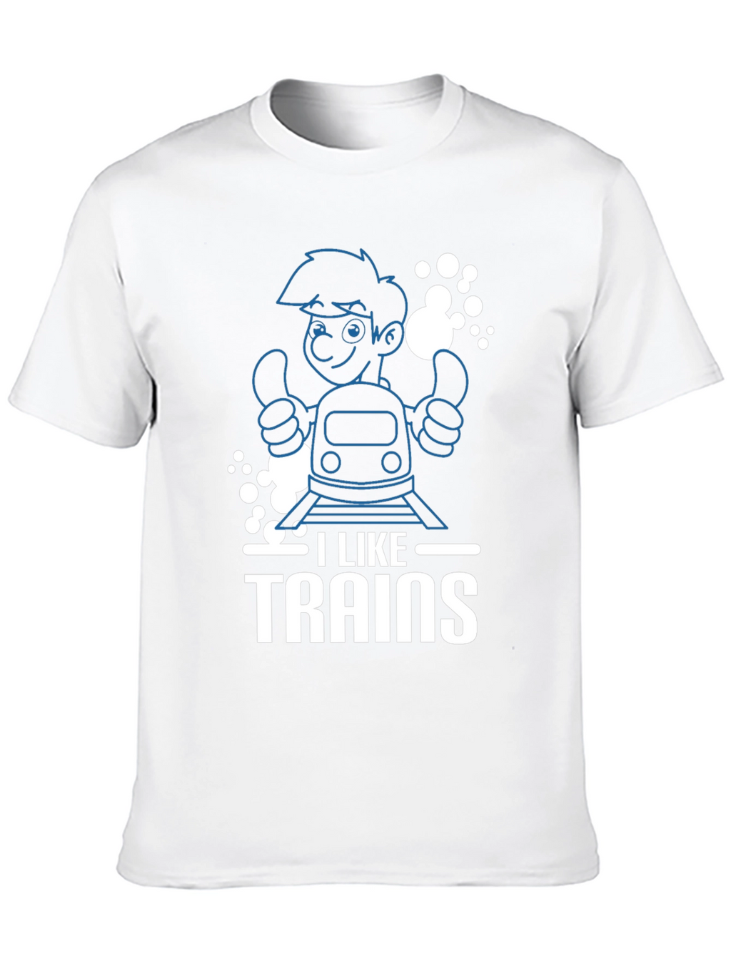 I Like Trains T-Shirt - Fun & Comfortable