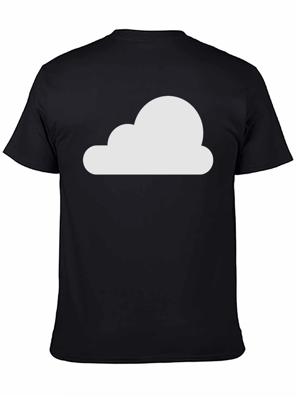 Cloud Graphic Black T-Shirt
