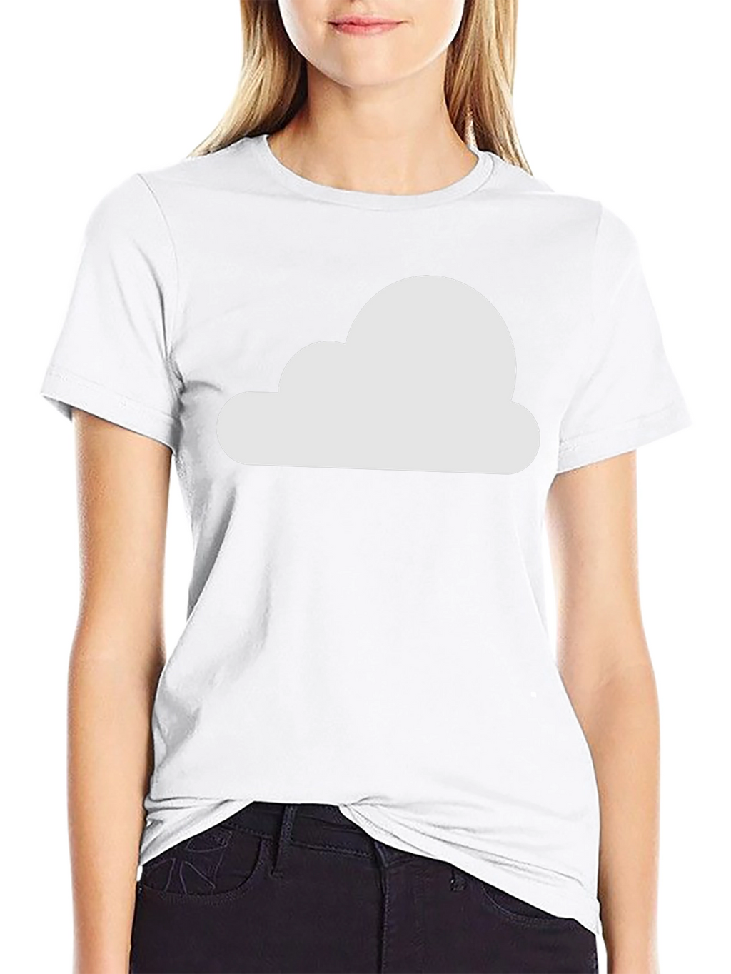 Cloud Graphic Black T-Shirt