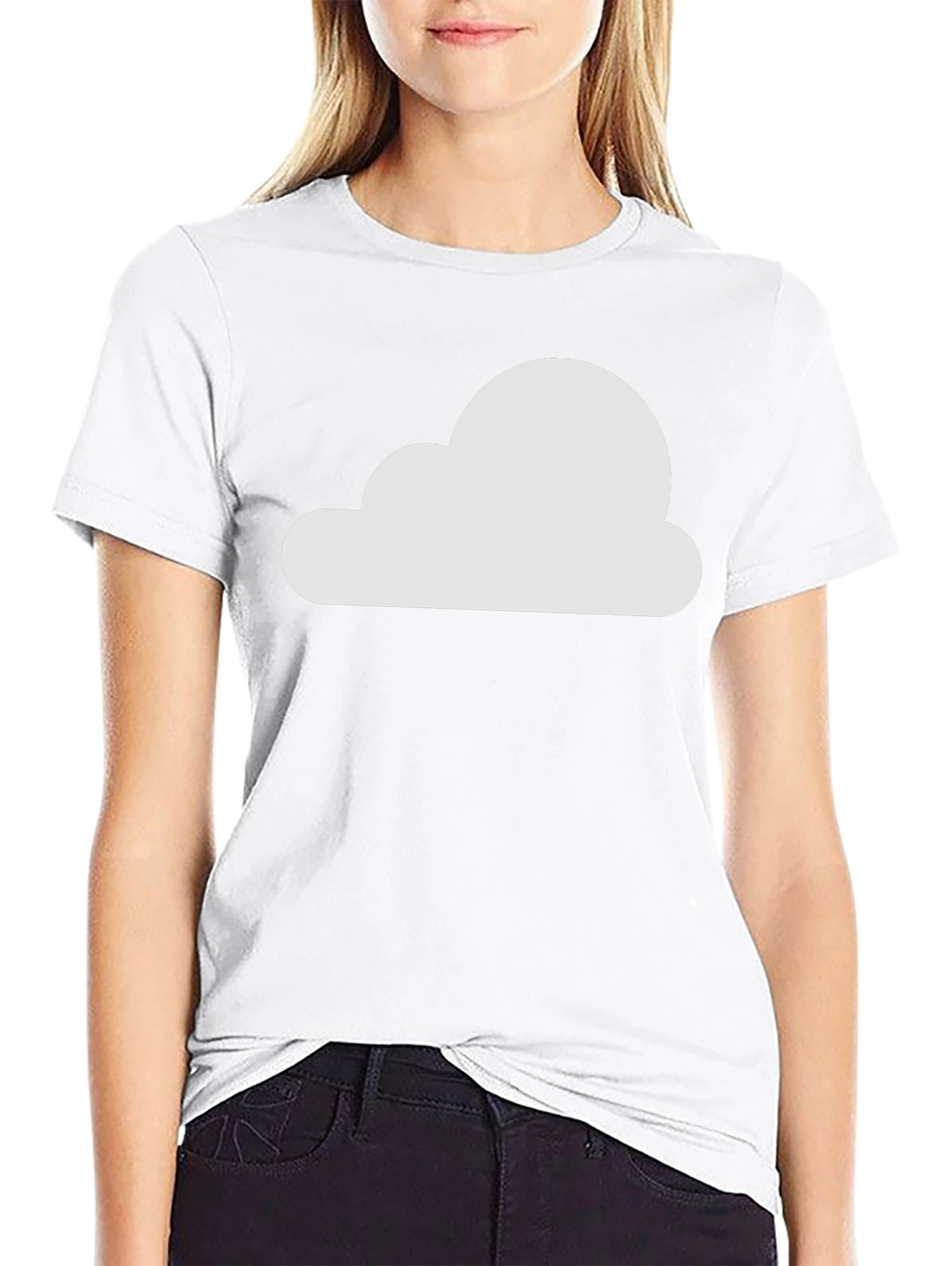 Cloud Graphic Black T-Shirt