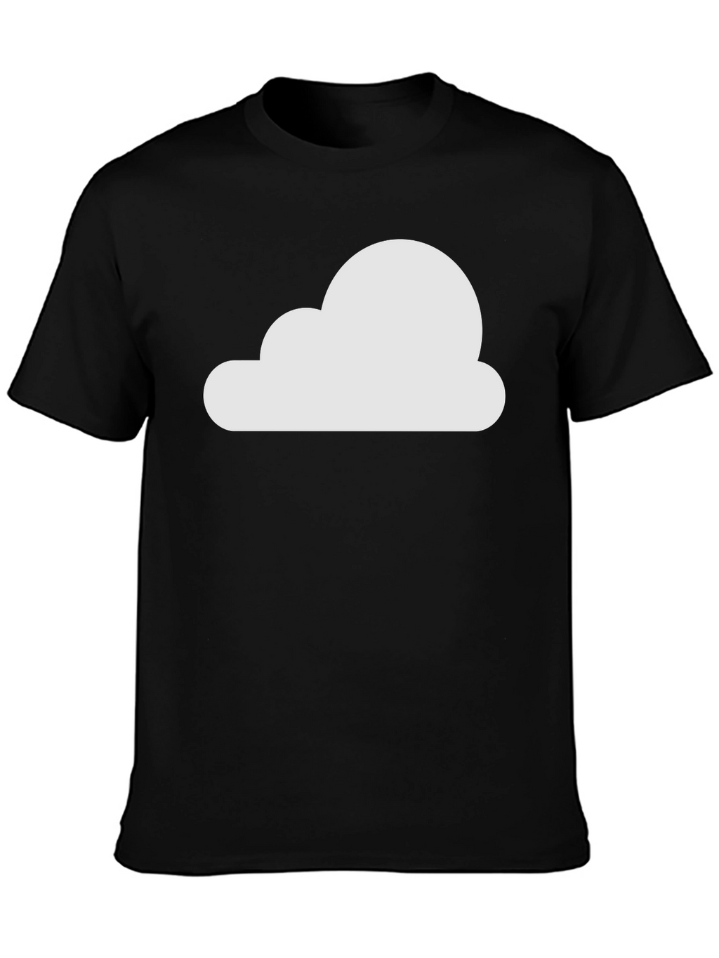 Cloud Graphic Black T-Shirt