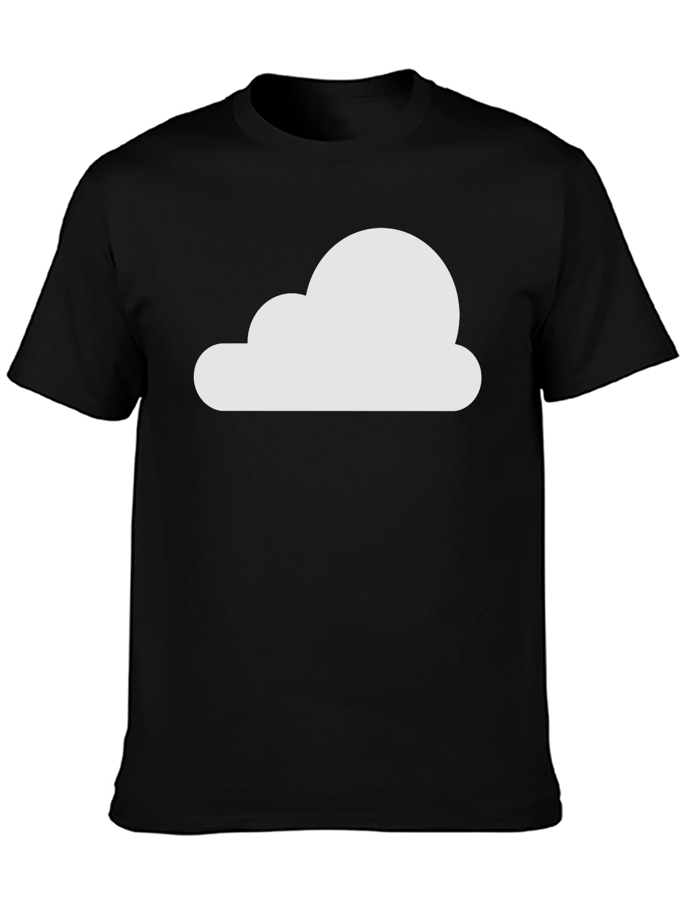 Cloud Graphic Black T-Shirt